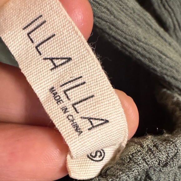 ILLA ILLA Forest Green Crochet Mini Dress - Picture 2 of 5